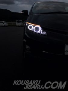 ヘッドライトLED化点灯