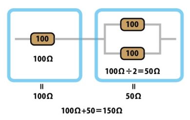 抵抗3個の直列つなぎ トップ